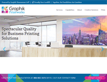 Tablet Screenshot of graphikprintworks.com